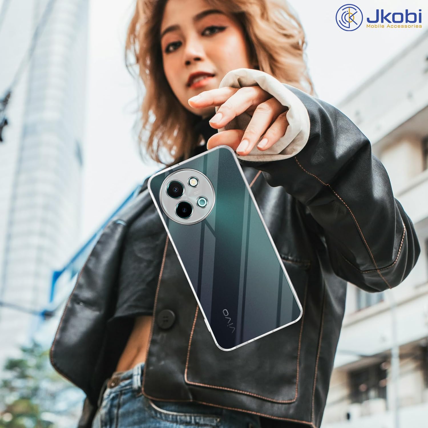 For Vivo Y58 5G Back Cover (Silicone Clear Shockproof Case with Camera Protection | Soft and Flexible)