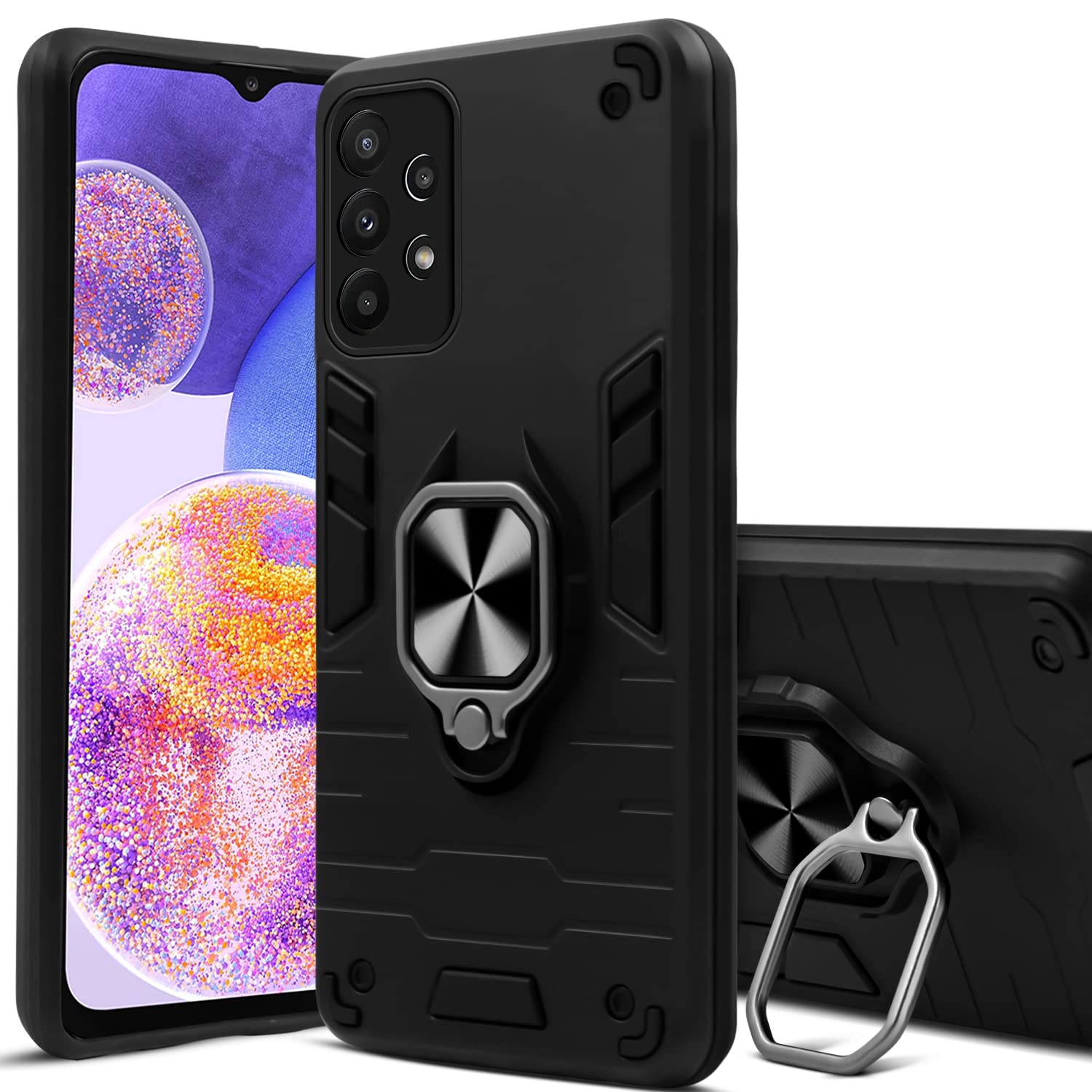For Samsung Galaxy A23 4G | 5G Back Cover Case (Shockproof Polycarbonate Dual Layer Hybrid Armor)