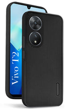 For Vivo T2 Back Cover Case (Textured Grip Design | Camera Protetion | Slim and Light Weight | Soft Touch and Feel)