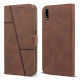 For Vivo V11 Pro Flip Cover Case (Stitched Leather Finish | Magnetic Closure | Inner TPU | Foldable Stand | Wallet Card Slots)