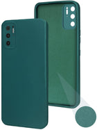 For Poco M3 Pro 5G Back Cover Case (Matte Finish Silicone with Inside Fiber Cloth)