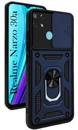 For Realme Narzo 30A Back Cover Case (Hybrid Dual Armor Polycarbonate)