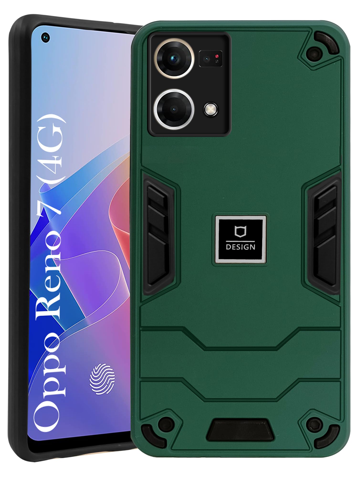 For Oppo Reno7 | Reno 7 4G Back Cover Case (Lightweight Hybrid Armor Shockproof Polycarbonate)