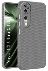 For Vivo T3 Ultra Back Cover Case (Liquid Silicone | Side Grip | Camera Protection)