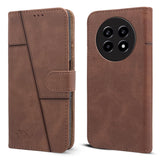 For Realme 14 Pro Lite Flip Cover Case (Stitched Leather with Magnetic Closure)