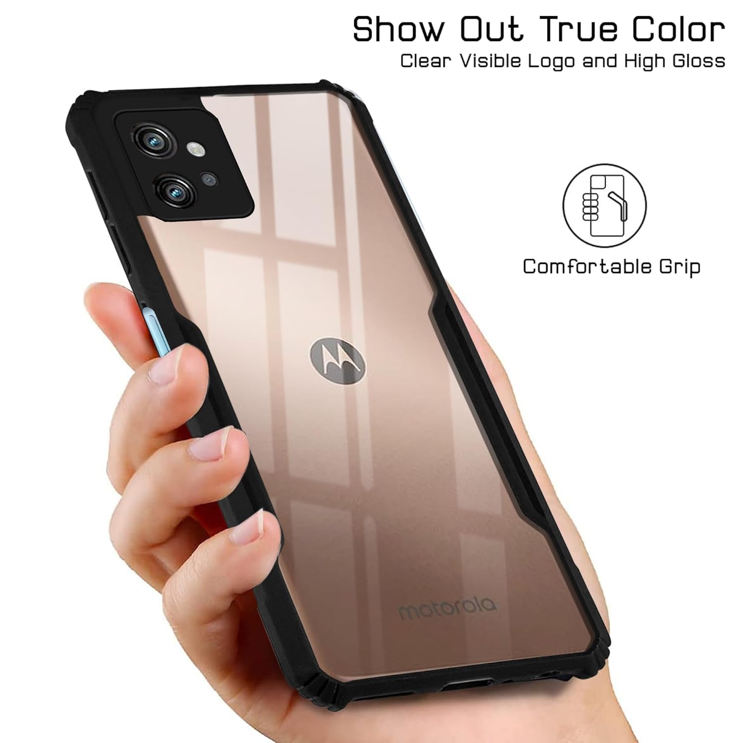 For Motorola Moto G32 Back Cover Case (Puffer Cushion Wave Design
