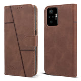 For Xiaomi Mi Redmi Note 10 Pro | 10 Pro Max Flip Case Cover (Stitched Leather with Magnetic Closure)