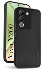 For Vivo Y200 Back Cover (Silicone Clear Shockproof Case with Camera Protection | Soft and Flexible)