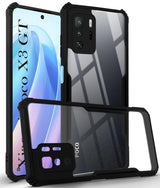 For Xiaomi Poco X3 GT Back Cover Case (Shockproof with Polycarbonate Clear Panel)