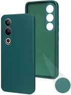 For Oneplus Nord CE 4 Back Cover Case (Matte Finish Silicone with Inside Fiber Cloth)