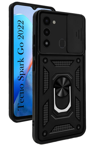 For Tecno Spark Go 2022 Back Cover Case (Hybrid Dual Armor Polycarbonate)