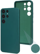 For Samsung Galaxy S23 Ultra 5G Back Cover Case (Inside Fiber Cloth | Smooth Matte Finish | Elegant Professional Look)
