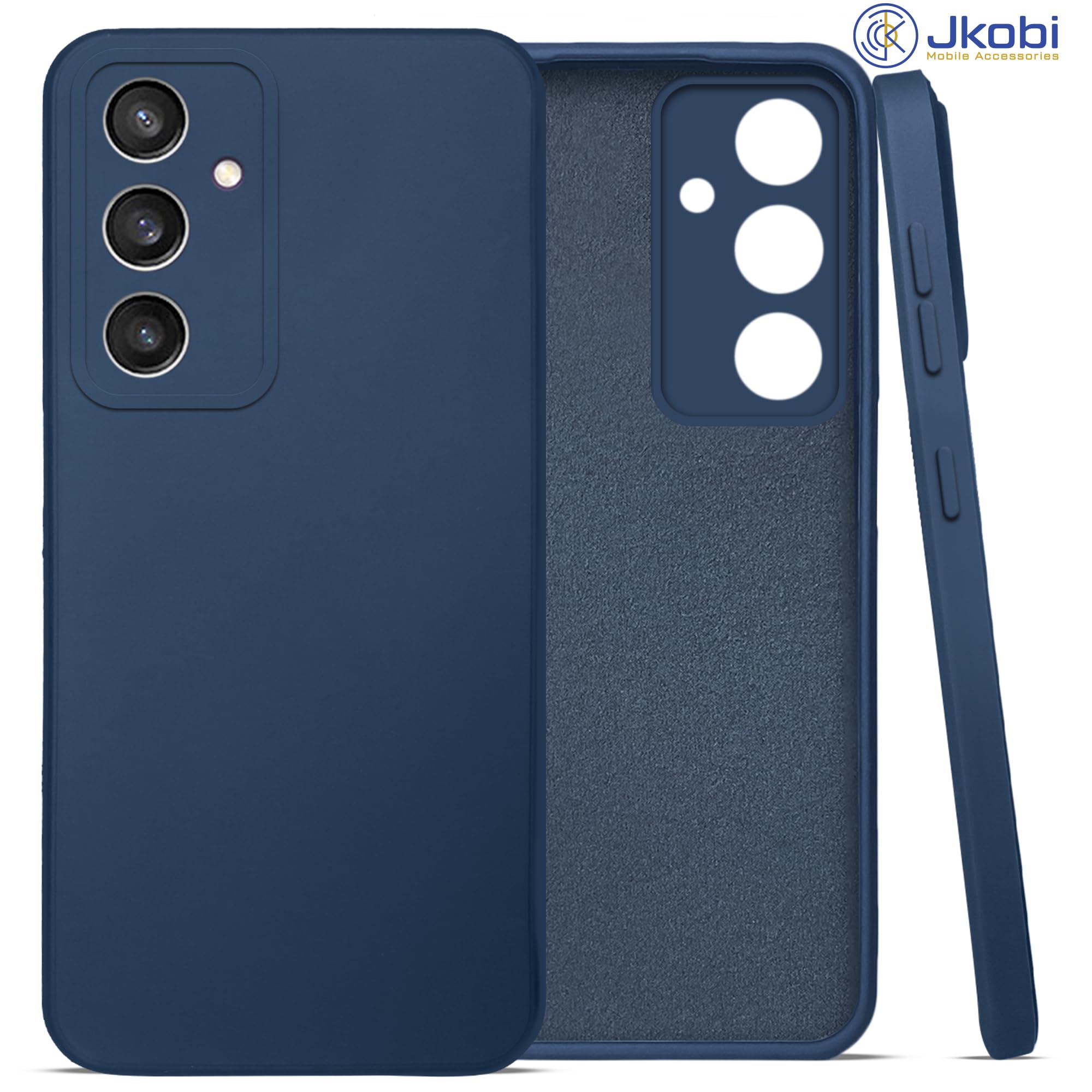 For Samsung Galaxy S23 FE 5G Back Cover Case (Matte Finish Silicone with Inside Fiber Cloth)