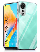 For Oppo A78 4G Back Cover  ( Silicone Clear Shockproof Case with Camera Protection | Soft and Flexible | Transparent)