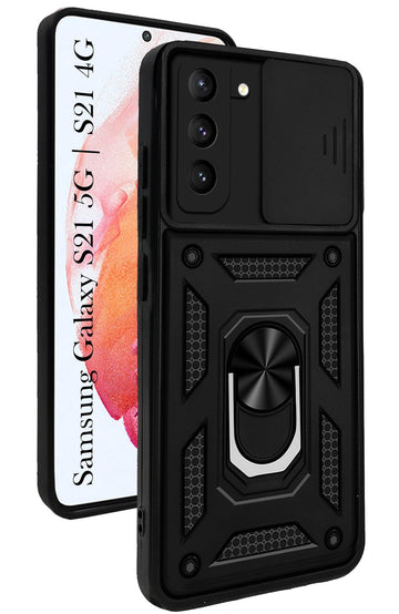 For Samsung Galaxy S21 5G | S21 4G Back Case Cover (Hybrid Dual Armor Polycarbonate)