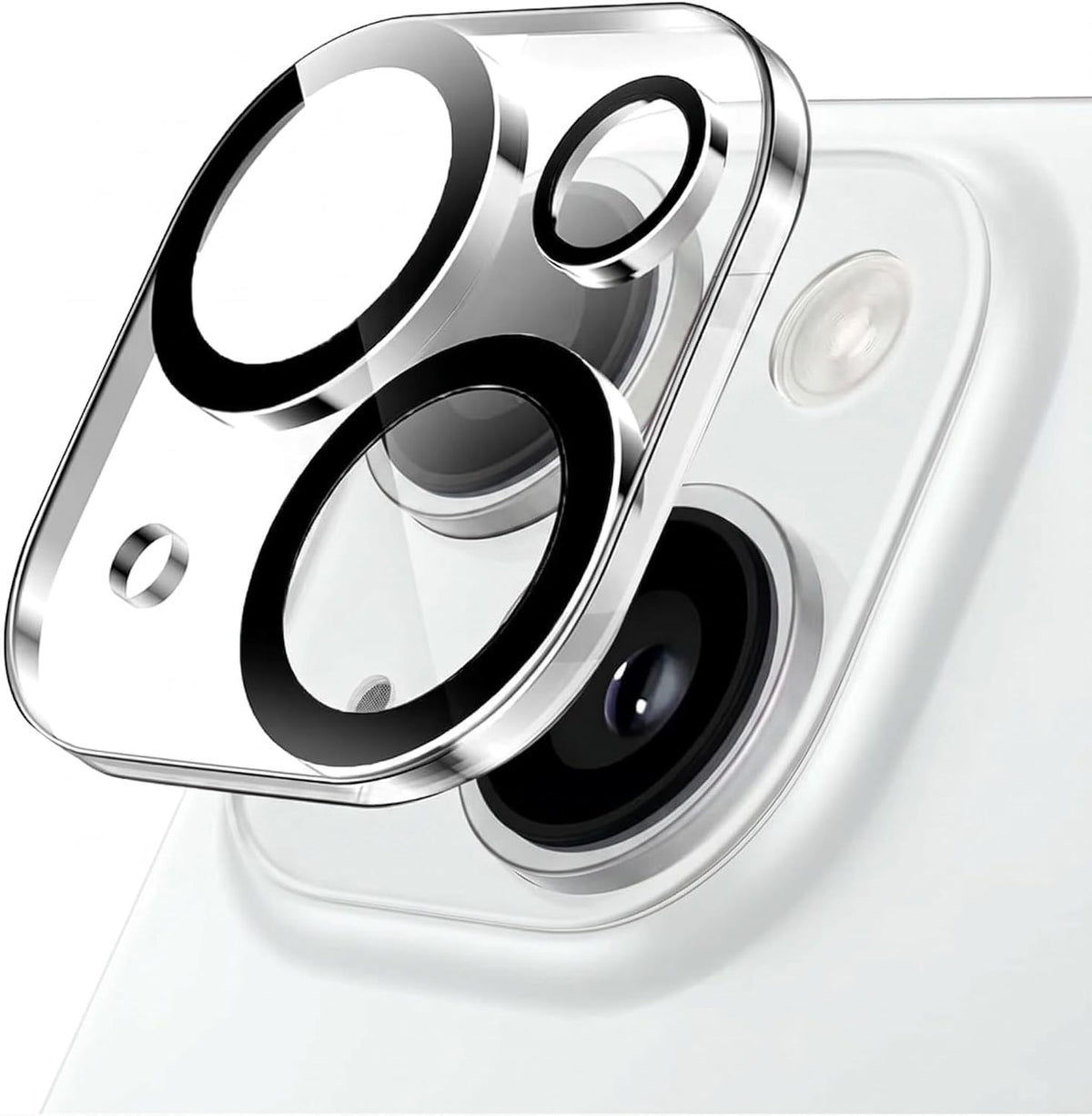 Crystal Clear Camera Lens Protector for iPhone 13 – Sapphire 9H+ Glass, Anti-Scratch, Anti-Drop & Case Friendly