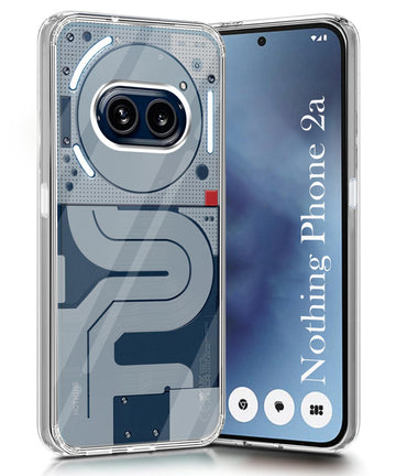 For Nothing Phone 2A 5G Back Cover (Silicone Matte Shockproof Case with Camera Protection | Soft and Flexible)