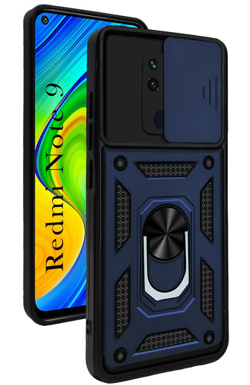 For Xiaomi Mi Redmi Note 9 Back Cover Case(Hybrid Dual Armor Polycarbonate)