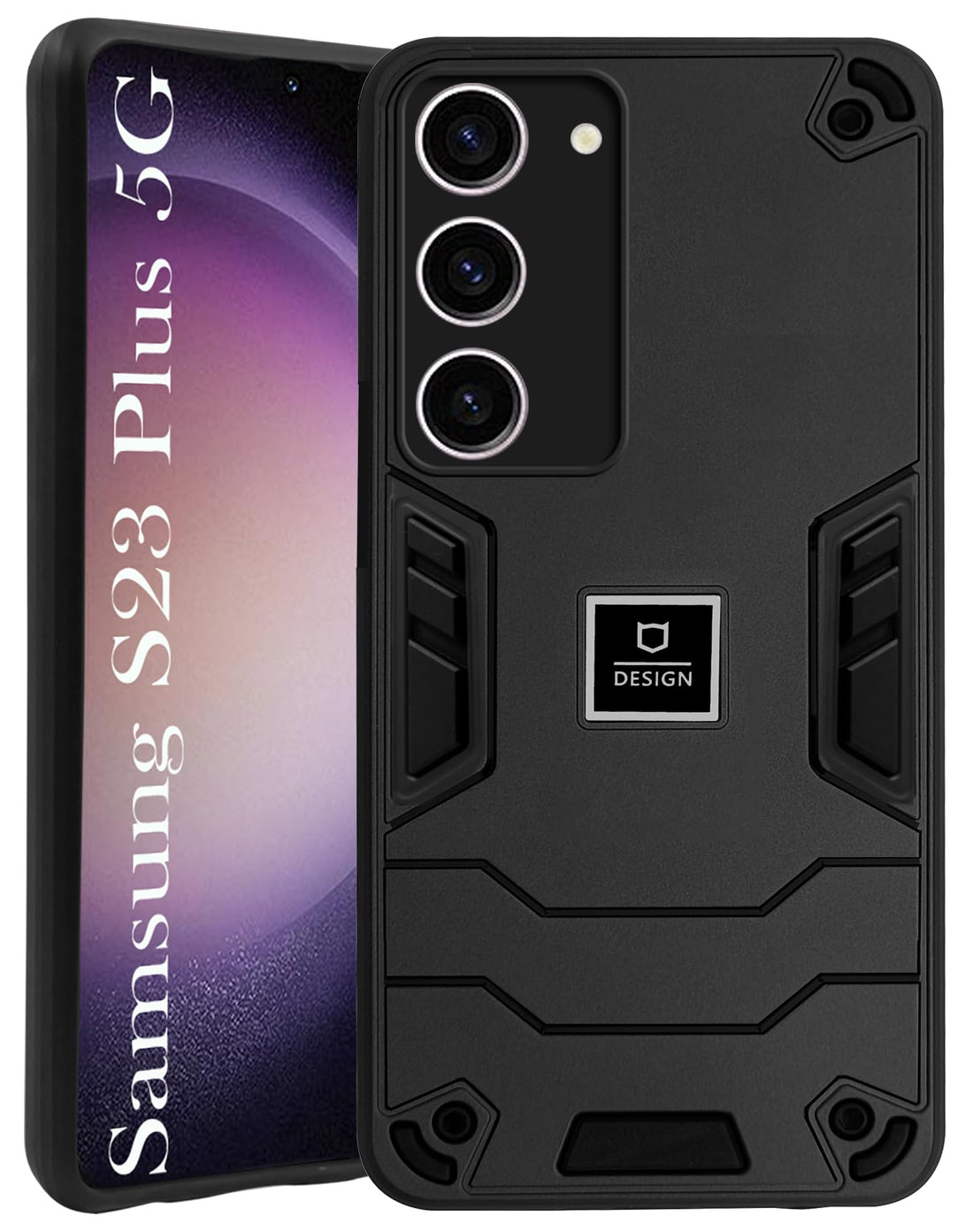 For Samsung Galaxy S23 Plus 5G Back Cover Case (Lightweight Hybrid Armor Shockproof Polycarbonate)