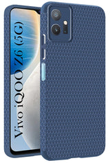 For Vivo iQOO Z6 5G Back Cover Case (Liquid Silicone | Side Grip | Camera Protection)