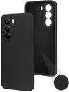 For OnePlus Nord CE 6 Lite Back Cover Case (Matte Finish Silicone with Inside Fiber cloth)