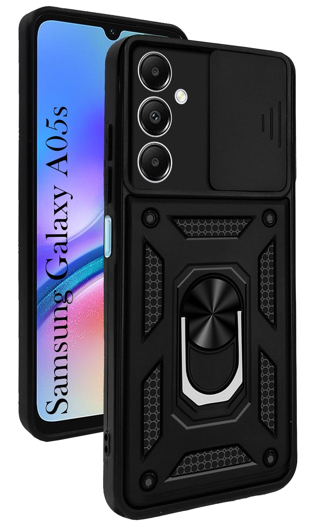 For Samsung Galaxy A05s Back Cover Case (Hybrid Dual Armor Polycarbonate)