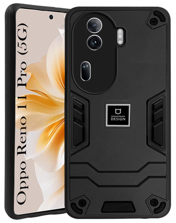 For Oppo Reno11 Pro 5G Back Cover Case(Lightweight Hybrid Shockproof Polycarbonate)