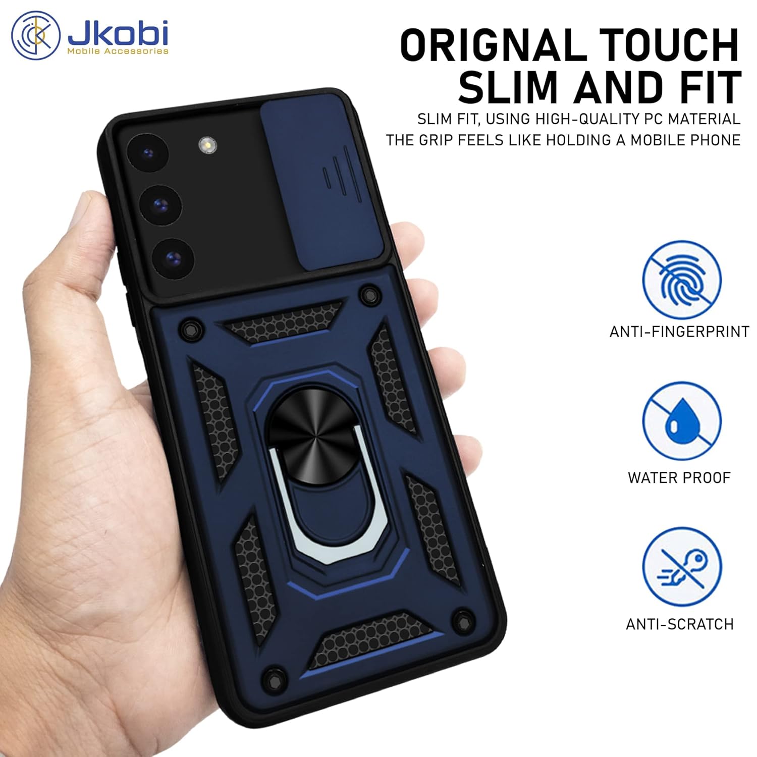 For Samsung Galaxy S22 5G Back Cover Case (Hybrid Dual Armor Polycarbonate)