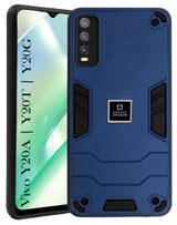 For Vivo Y20A | Y20T | Y20G Back Cover Case (Lightweight Hybrid Armor Shockproof Polycarbonate)