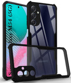 For Samsung Galaxy M54 5G Back Cover Case (Puffer Cushion Wave Design | Camera Protection)