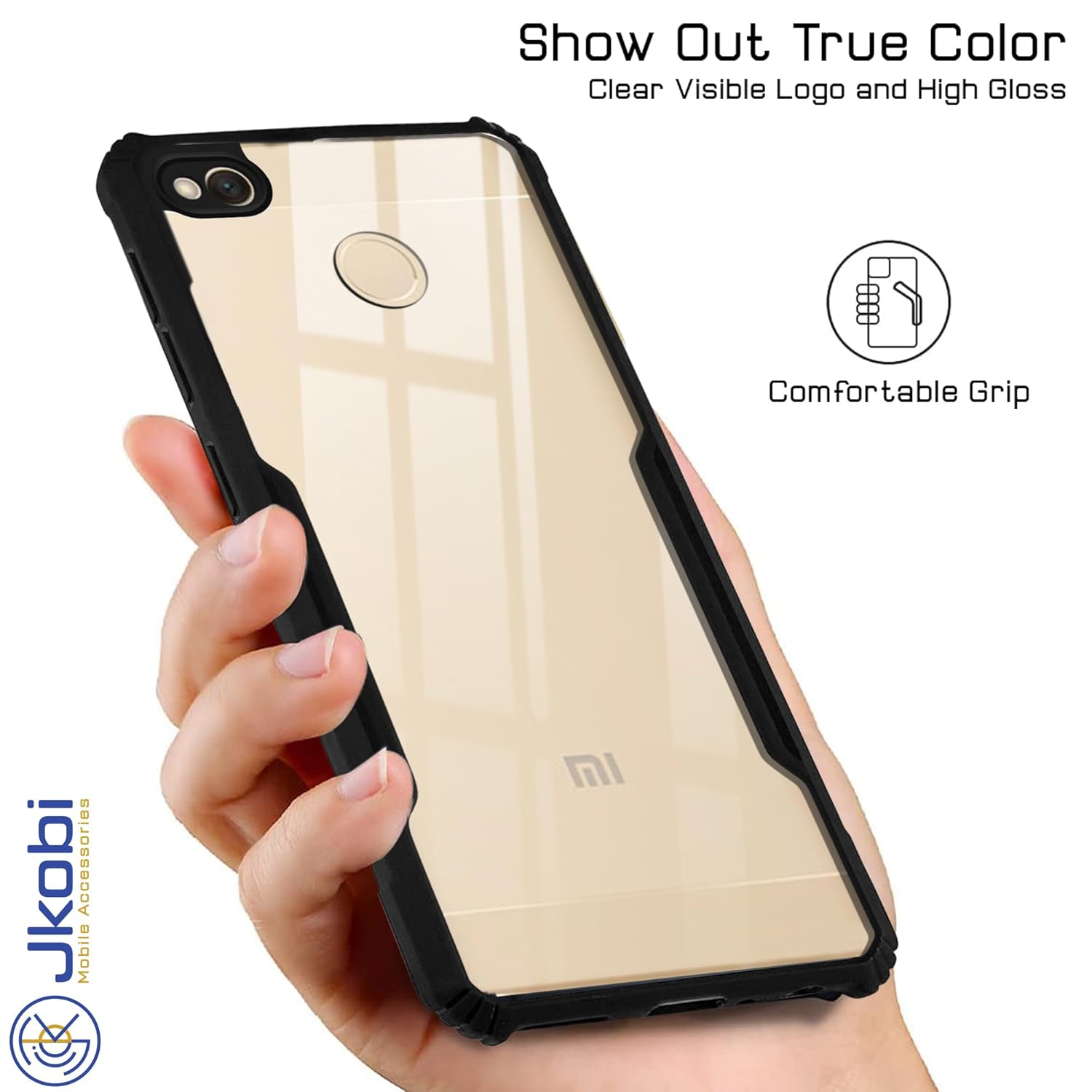 For Xiaomi Redmi Back Cover Case (Shockproof with Polycarbonate