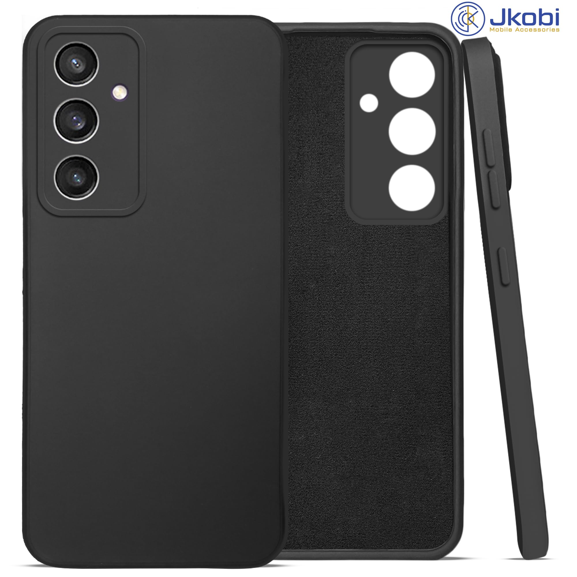 For Samsung Galaxy S23 FE 5G Back Cover Case (Matte Finish Silicone with Inside Fiber Cloth)
