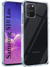 For Samsung Galaxy S10 Lite Back Cover (Silicone Clear Shockproof Case with Camera Protection | Soft and Flexible | Transparent)