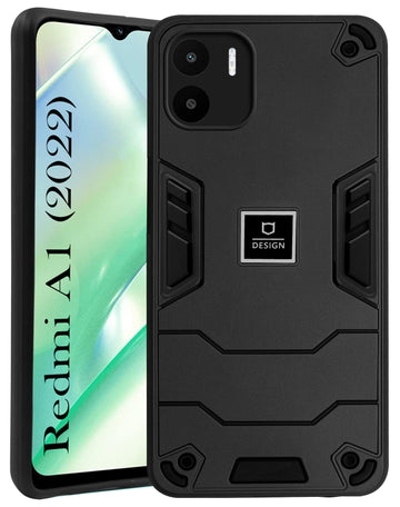 For Xiaomi Redmi A1 2022 Back Cover Case (Lightweight Hybrid Armor Shockproof Polycarbonate)