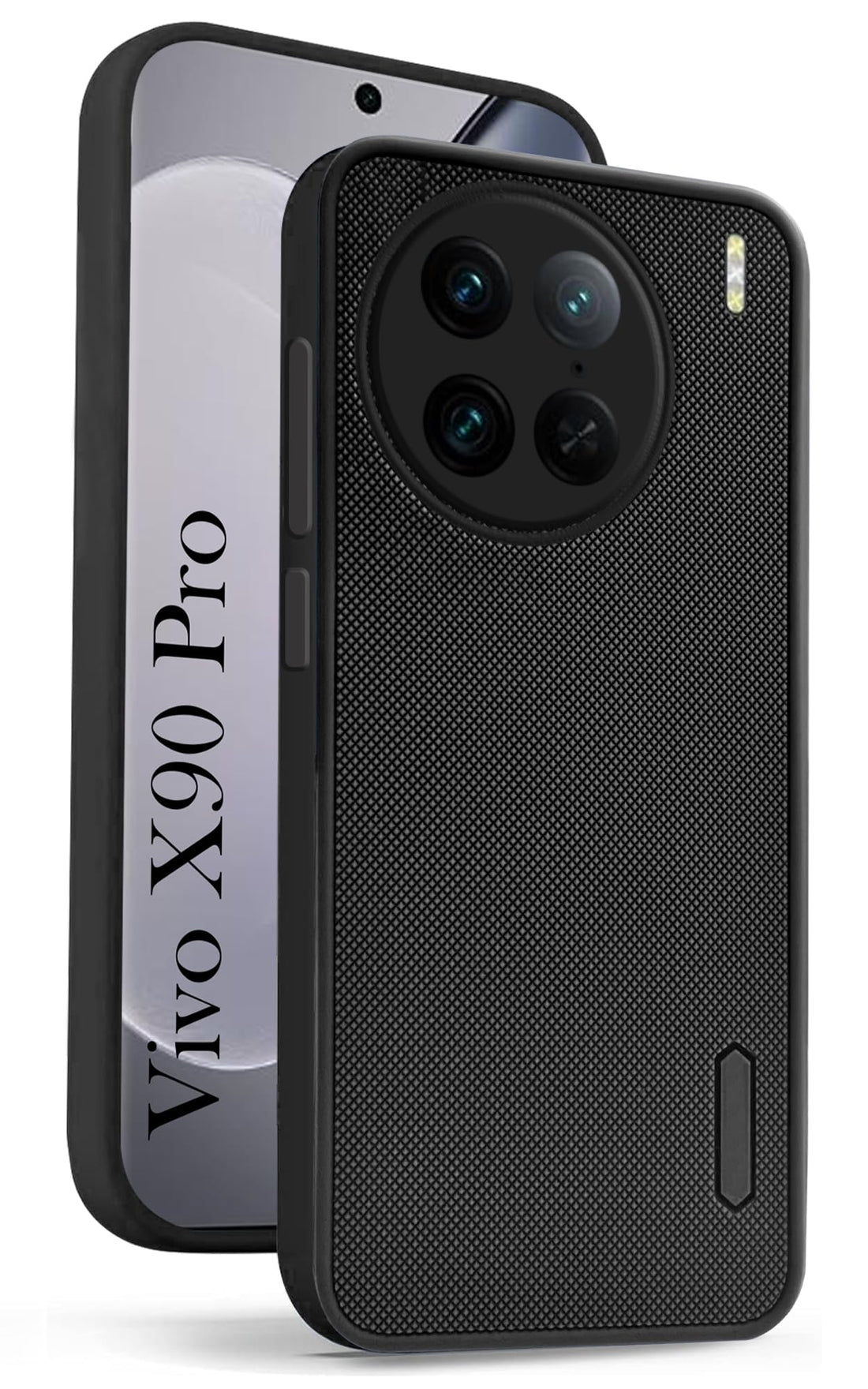 For Vivo X90 Pro Back Cover Case (Textured Grip Design | Camera Protetion | Slim and Light Weight | Soft Touch and Feel)