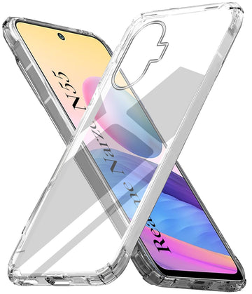 For Realme Narzo N55 Back Cover Case (Hard Crystal Clear | Shockproof Bumpers)