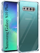 For Samsung Galaxy S10 Plus Back Cover (Silicone Clear Shockproof Case with Camera Protection | Soft and Flexible | Transparent)