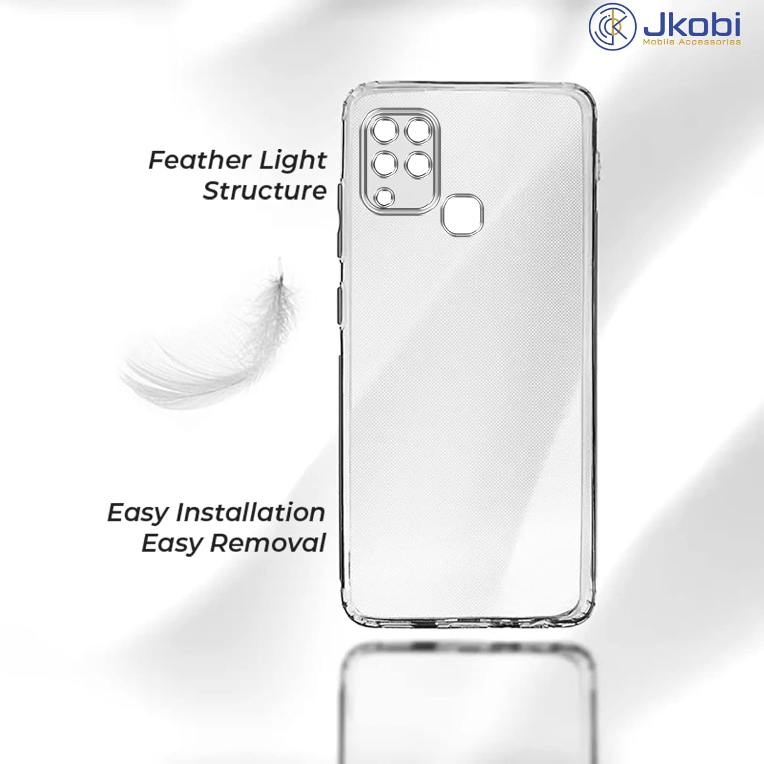 For Infinix Hot 10s Back Cover Case (Silicone Crystal Clear | Pure Camera Protection | Soft and Flexible for Charger and Headphone sockets | Shockproof Bumpers)