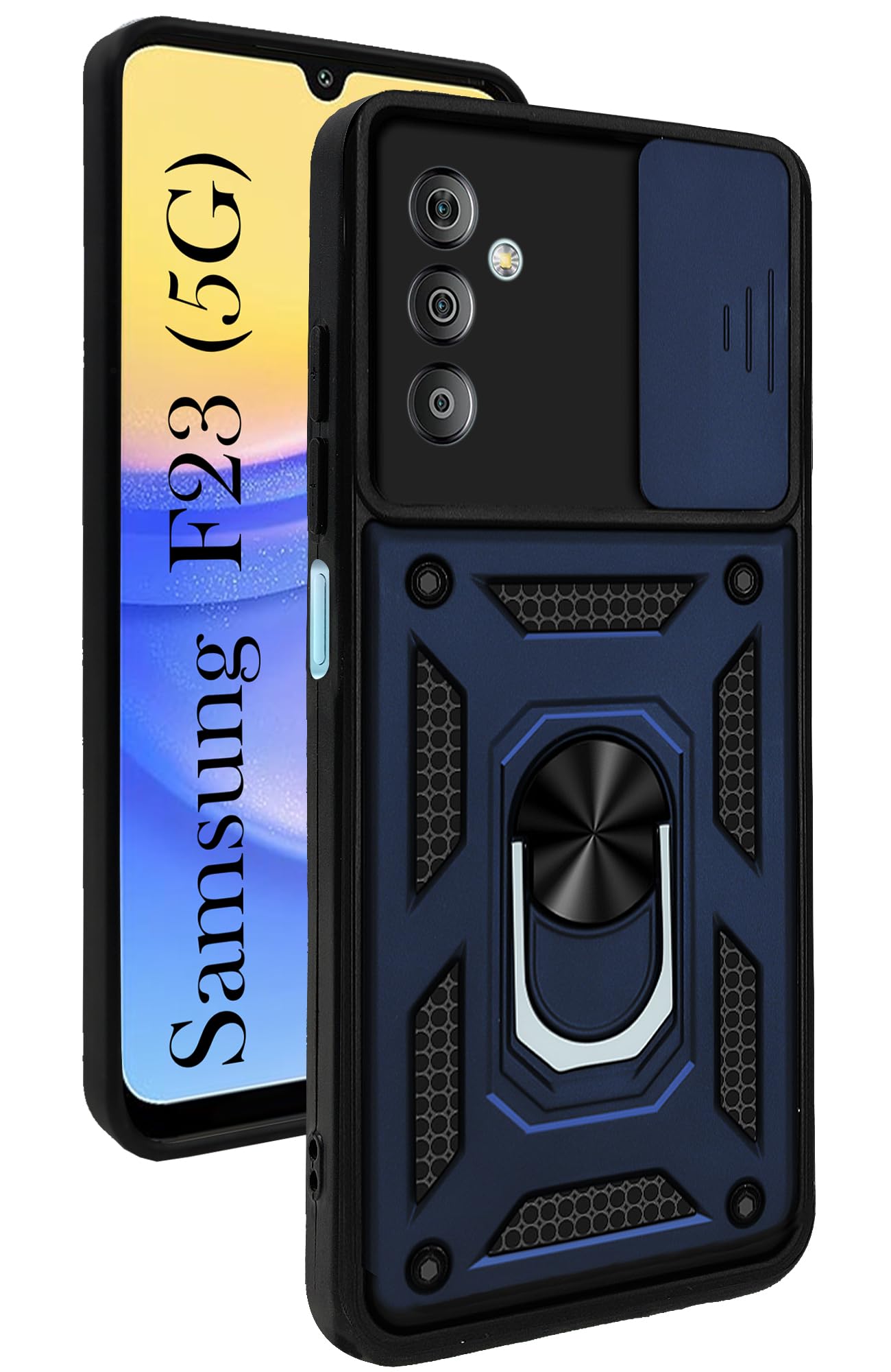 For Samsung Galaxy F23 5G Back Cover Case (Hybrid Dual Armor Polycarbonate)