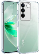 For Vivo V27 | Vivo V27 Pro Back Cover Case (Textured Grip Design | Camera Protetion | Slim and Light Weight | Soft Touch and Feel)