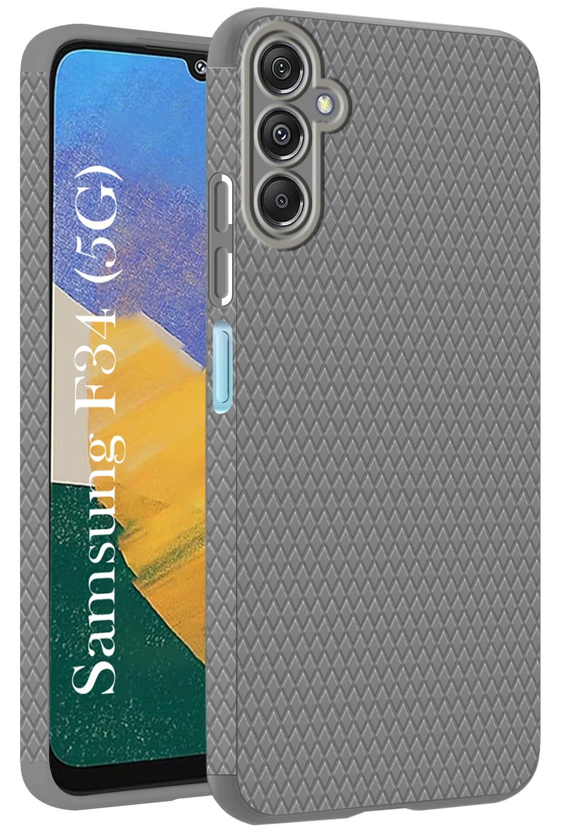 For Samsung Galaxy F34 5G Back Cover Case (Liquid Silicone | Side Grip | Camera Protection)