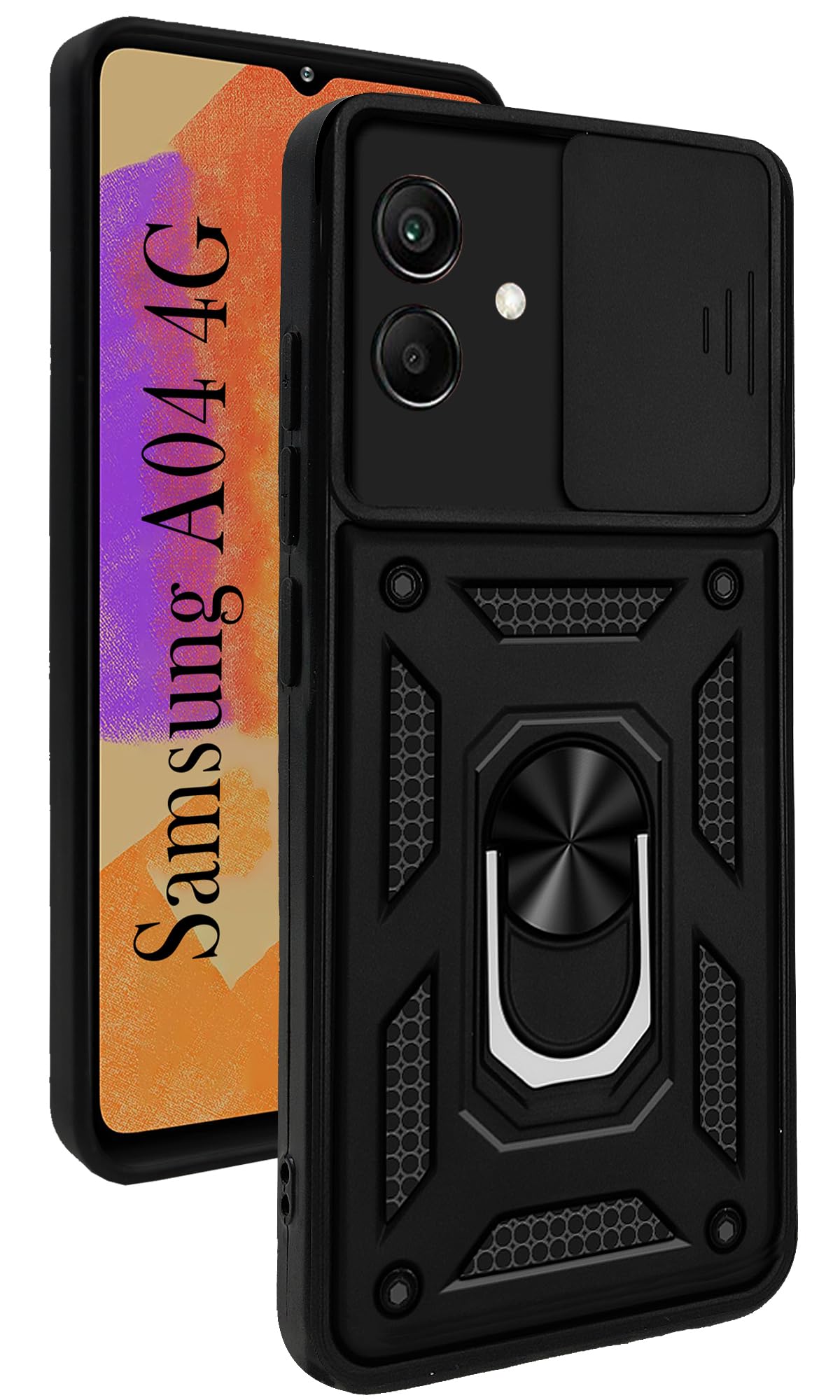 For Samsung Galaxy A04 | A04E  Back Case Cover (Hybrid Dual Armor Polycarbonate)