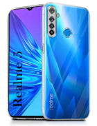 For Realme 5 | 5s | 5i  Back Cover ( Silicone Clear Shockproof Case with Camera Protection | Soft and Flexible | Transparent)