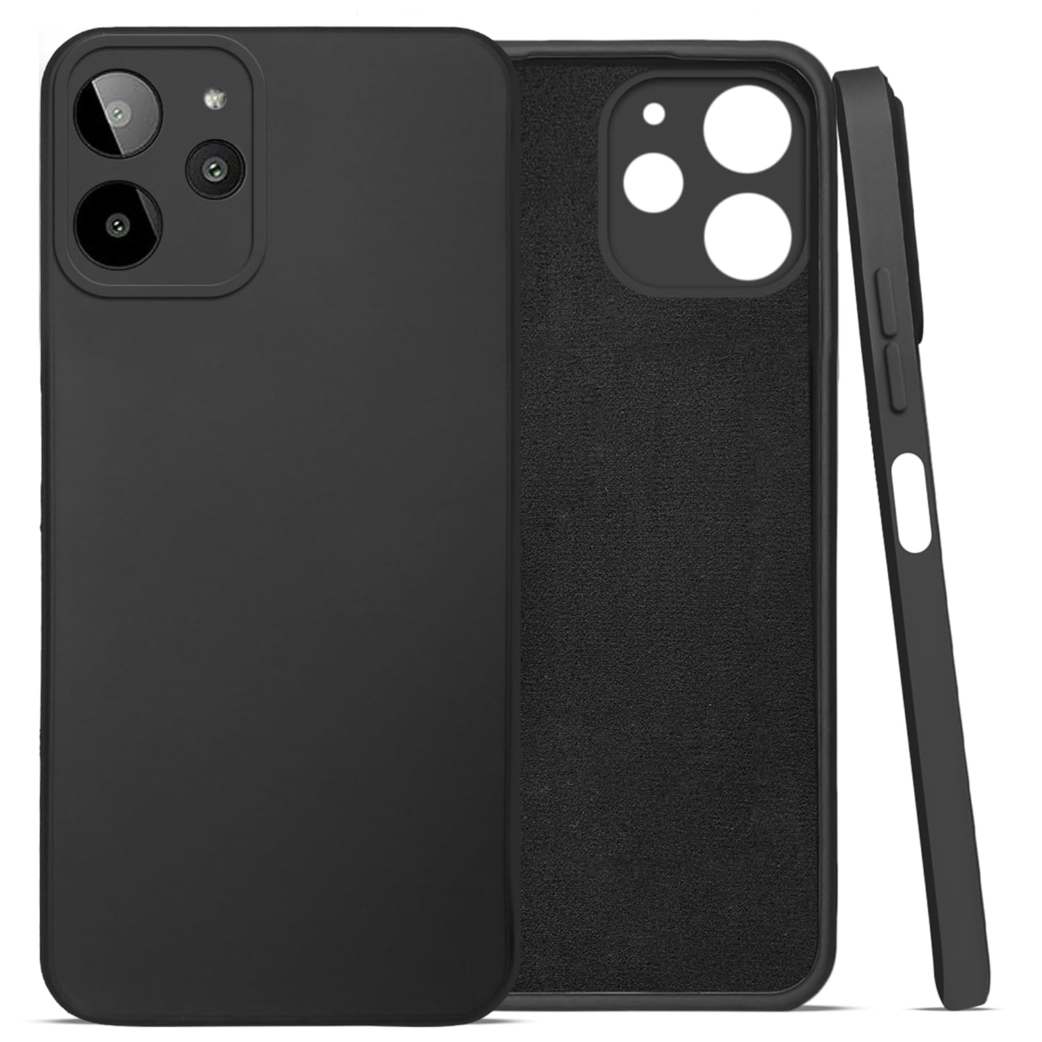For Lava Yuva 2 Pro Back Cover Case (Matte Finish Silicone with Inside Fiber Cloth)