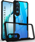 For OnePlus Nord CE 4 Lite Back Cover Case (Shockproof with Polycarbonate Clear Panel)