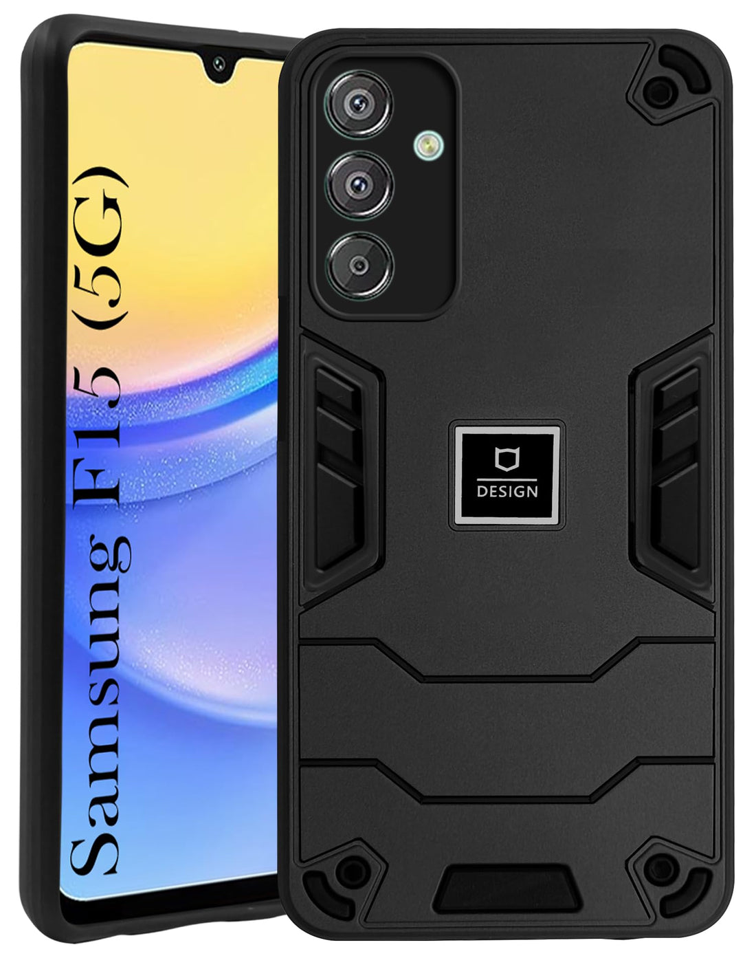 For Samsung Galaxy F15 5G Back Cover Case (Lightweight Hybrid Shockproof Polycarbonate)