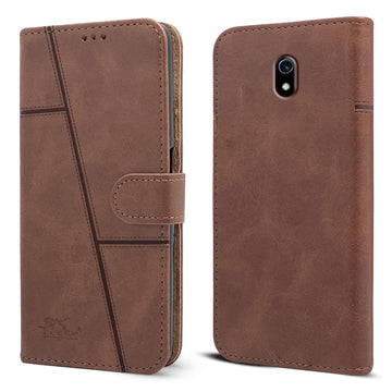 For Xiaomi Mi Redmi 8A Flip Cover Case (Professional Dual Leather Finish)