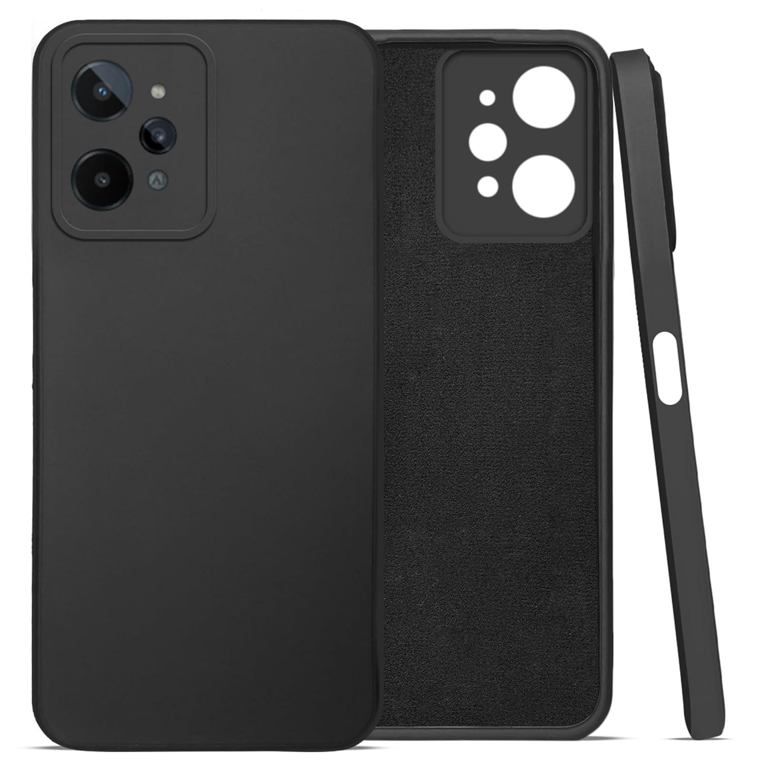 For Realme C31 Back Cover Case (Inside Fiber Cloth | Smooth Matte Finish | Elegant Professional Look)