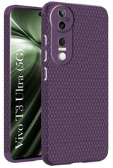 For Vivo T3 Ultra Back Cover Case (Liquid Silicone | Side Grip | Camera Protection)