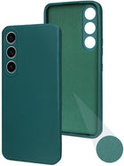 For Samsung Galaxy S23 5G Back Cover Case (Matte Finish Silicone with Inside Fiber Cloth)